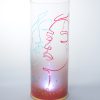 Lamp shown with flood lit backdrop displaying face view.