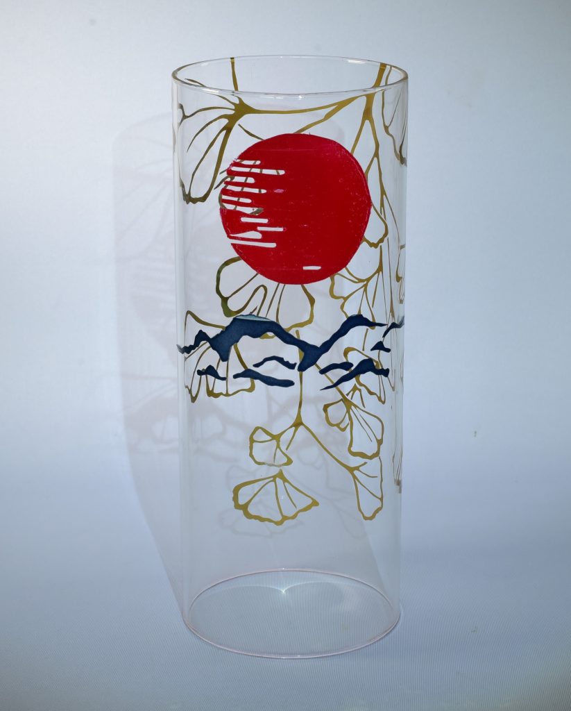 Ginko-Sun: three color glaze layers.